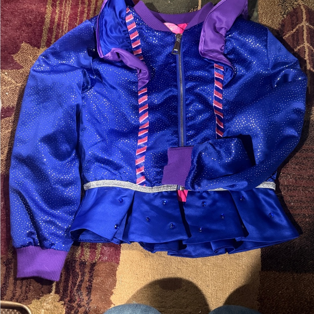 JoJo Siwa Sparkly Blue and Purple Kids Blazer